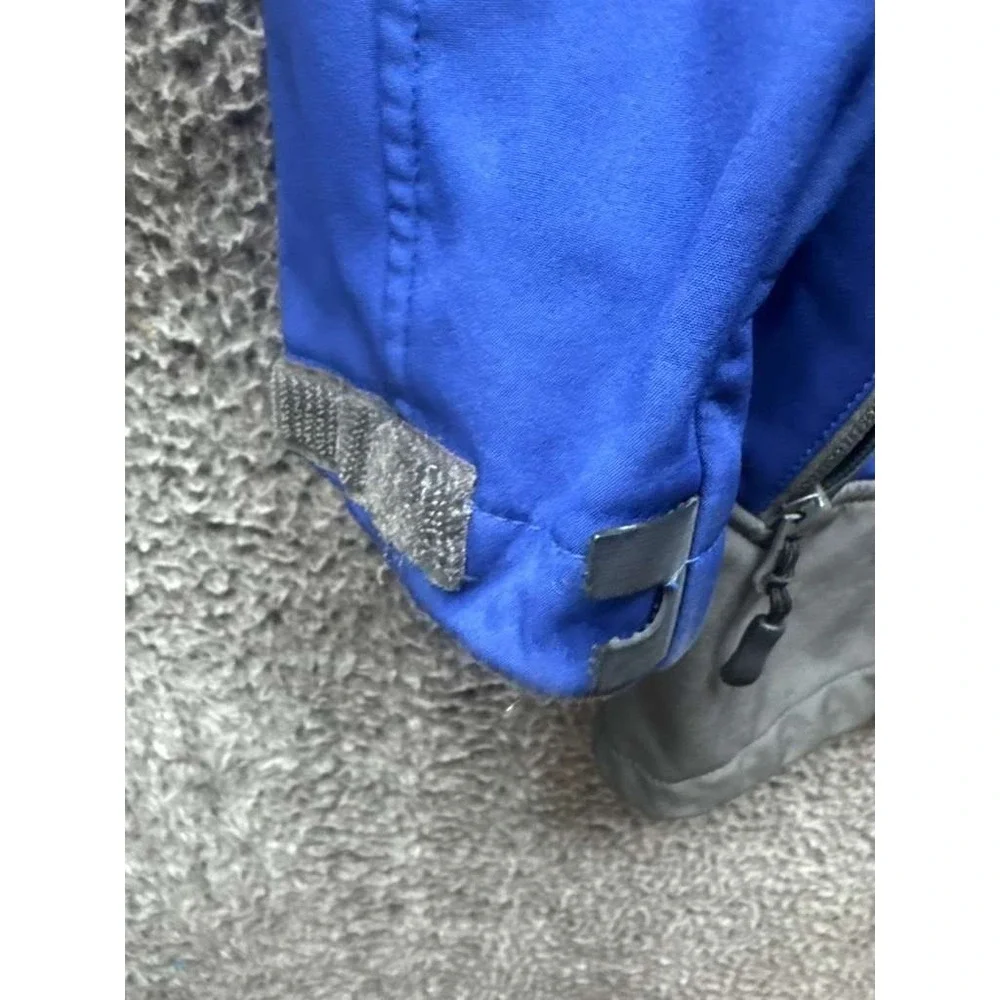 The North Face Summit Series Windstopper Hooded Jacket Blue Gray Mens‎ Size L